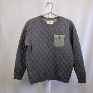 Vans Bramble Pullover in Gravel-Heather Size Large